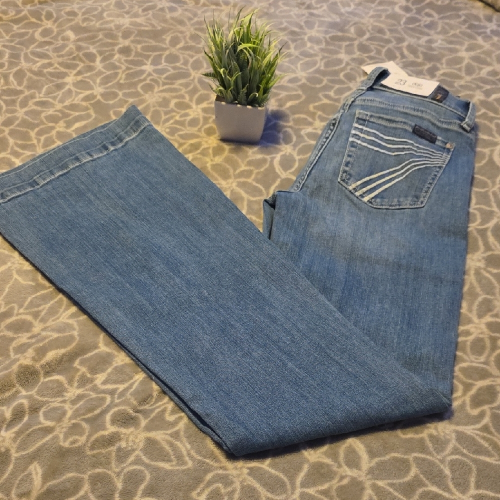 7 For All Mankind Classic Blue Denim Jeans